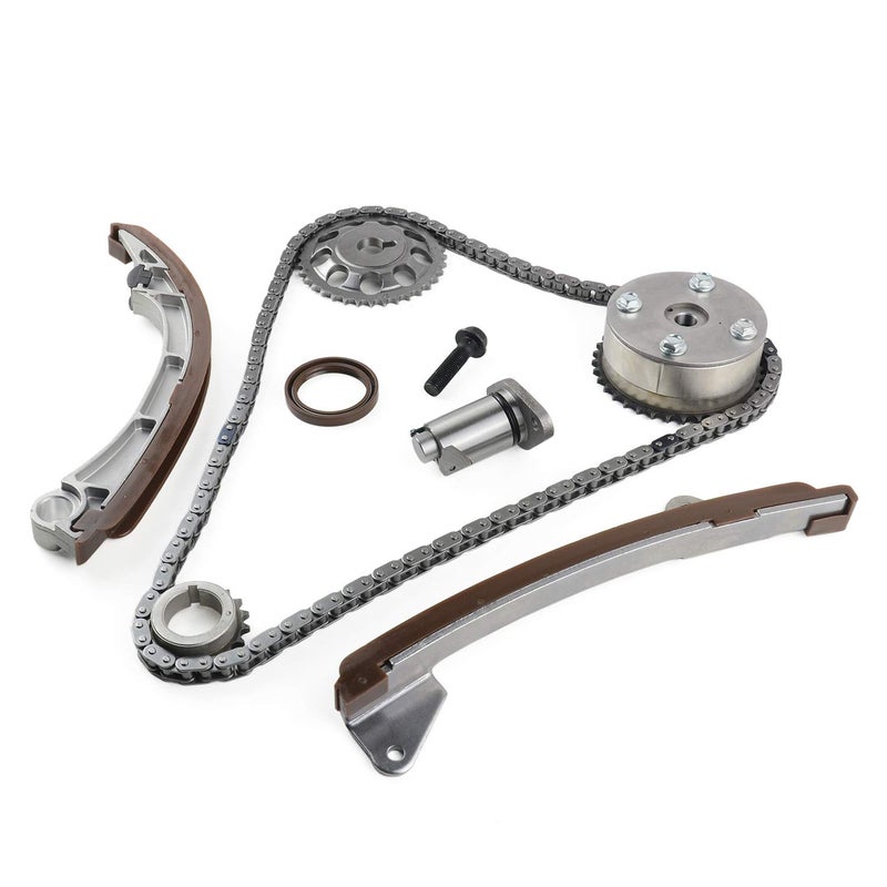 Koomaha Timing Chain VVT Gear Kit Replacement for 2000-2008 Toyota Corolla Matrix Pontiac Vibe 1.8L Part# 917-257 13050-22010 13050-0D010 - Image 3